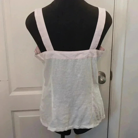 Island company women's linen tank top - Picture 3 of 6